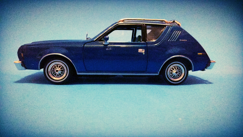 Illustration for article titled Tangled up in blue! Motor Max's '74 Amc GremlinÂ